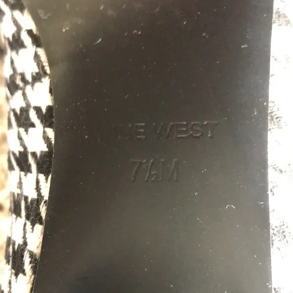 Nine West Abay Houndstooth Pointed Toe Flats - Picture 14 of 14